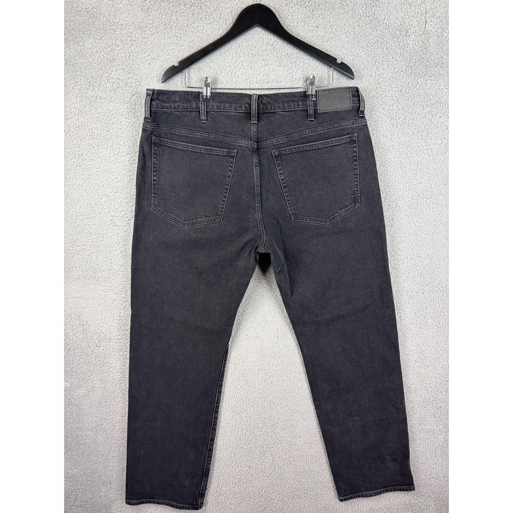 Madewell 1991 Straight Jeans Mens 38x32 Gray Dark Wash Stretch Denim Pants Men - Picture 5 of 10
